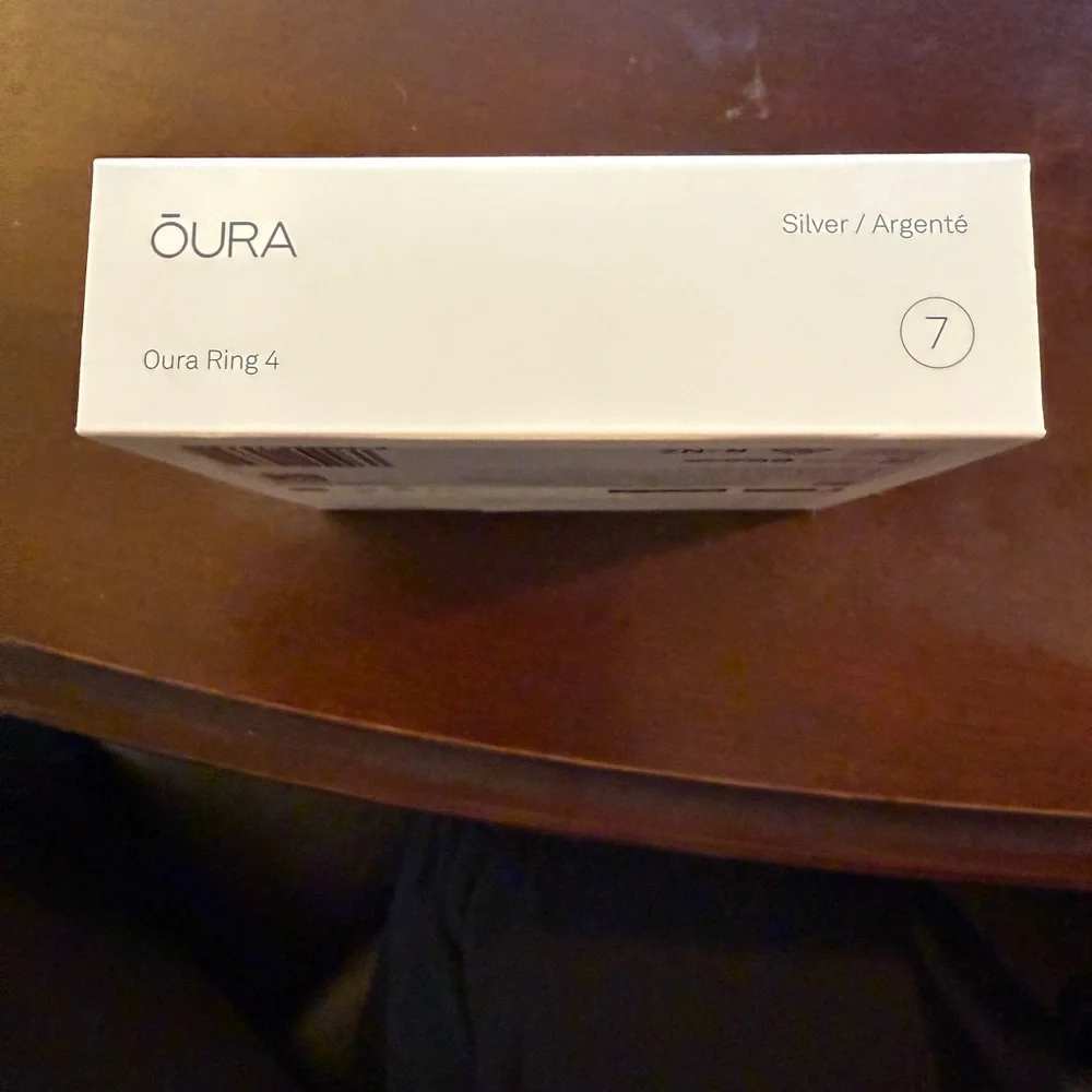 Oura Ring Gen 4 - Horizon, Silver, Size 7